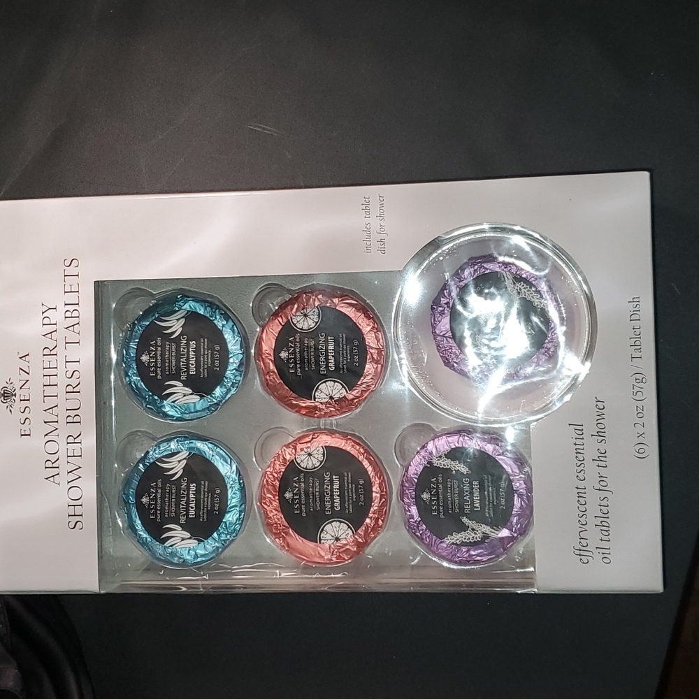 Shower burst tablets